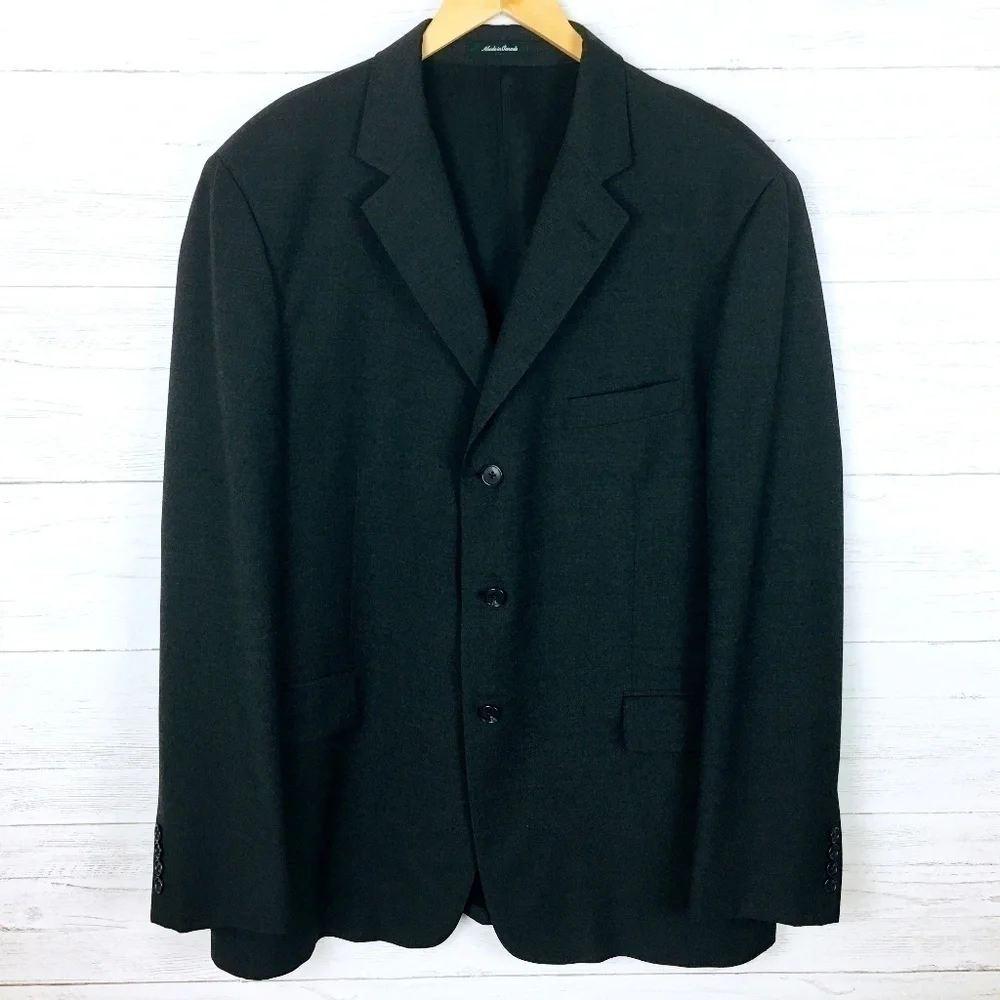 J. Crew Men's Dark Grey Suit Jacket Gray Blazer